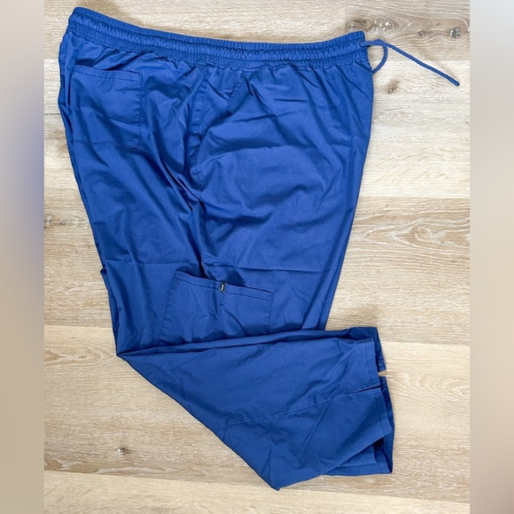 Jaanuu Navy Scrub Pant Drawstring Elastic‎ Waist Size 3XL